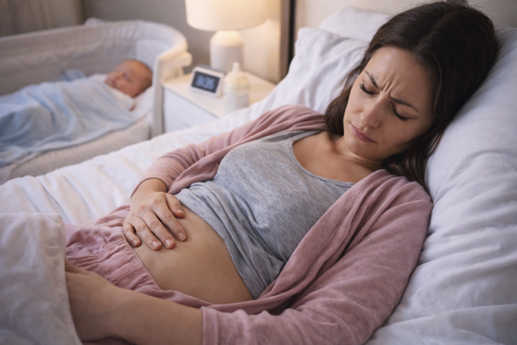 Douleur ovaire 1 mois après accouchement : faut-il s’inquiéter ?
