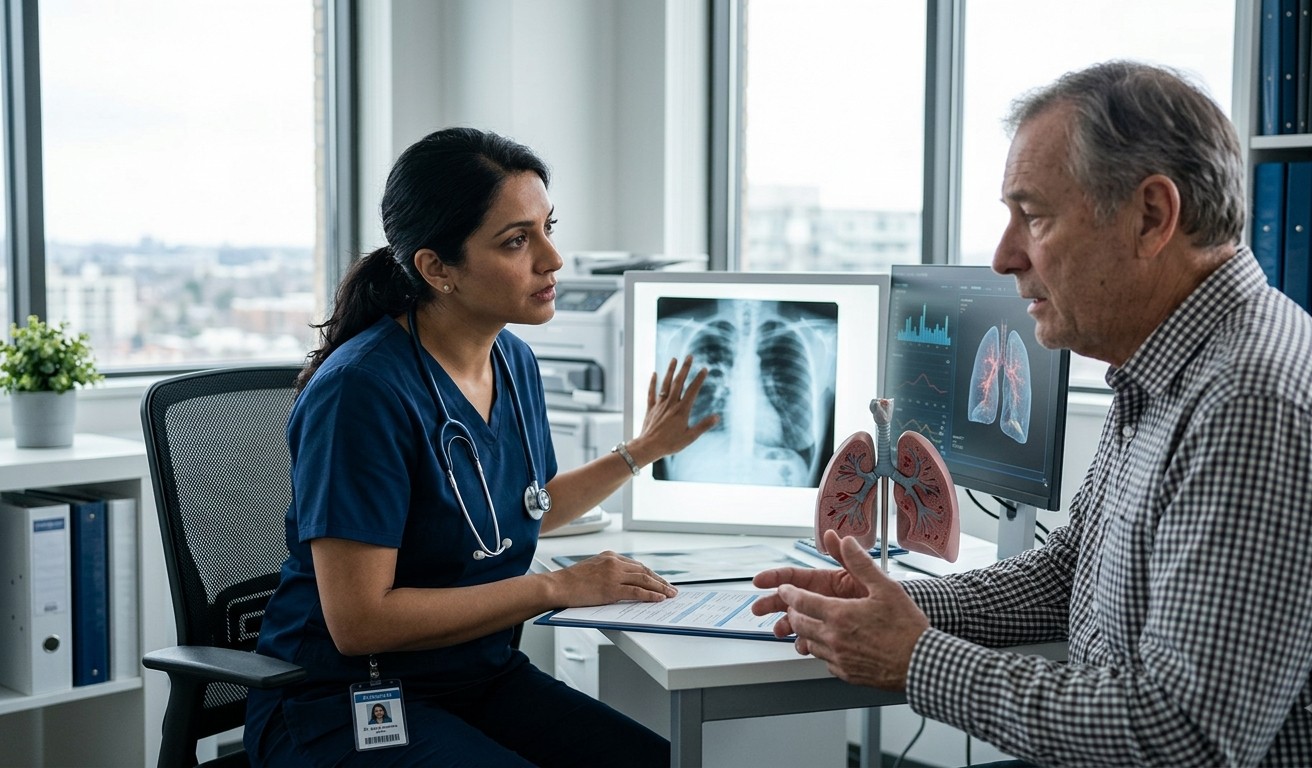 Symptôme cancer poumon avancé
