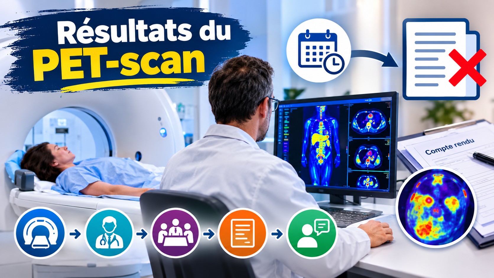 Résultats du PET-scan