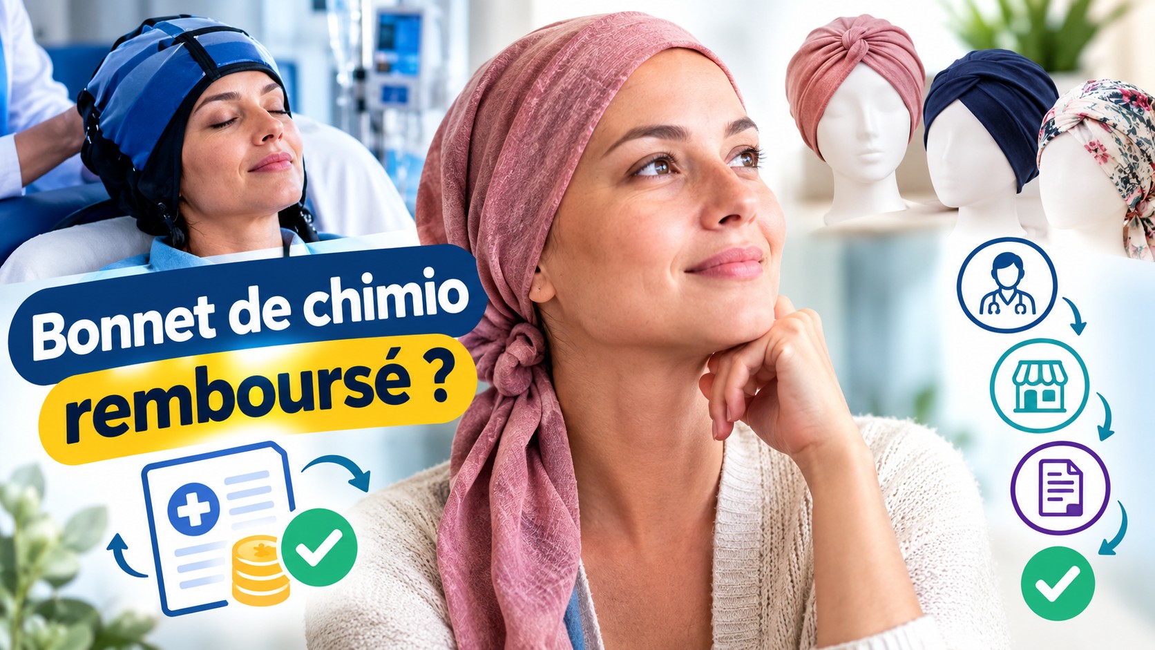 Bonnet de chimio remboursé