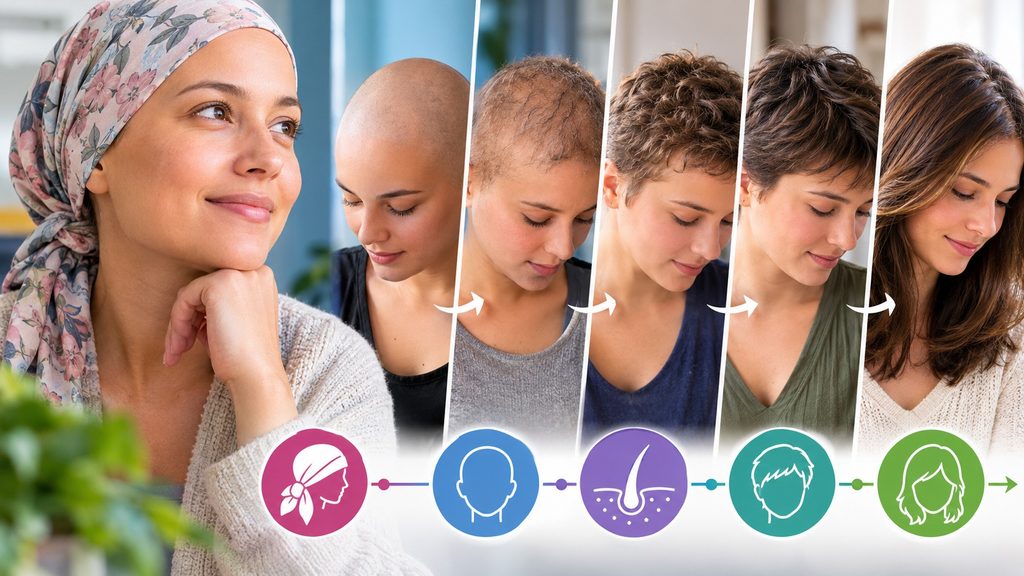 Repousse des cheveux après chimio